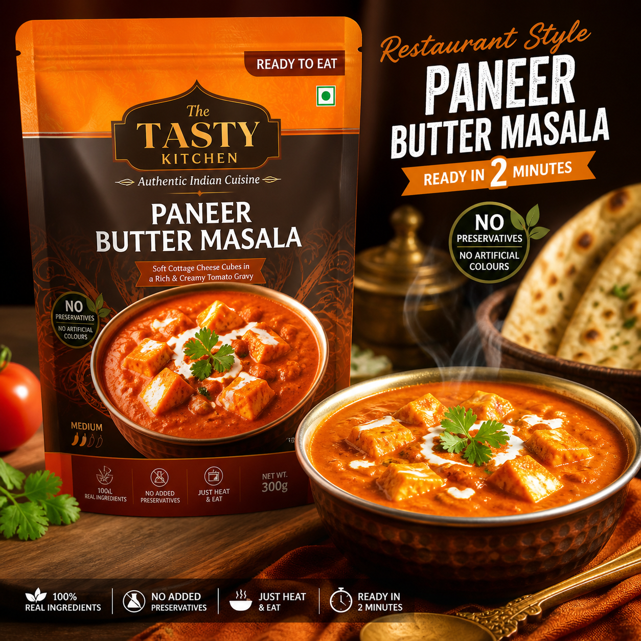 Paneer Butter Masala ( Ready to eat )